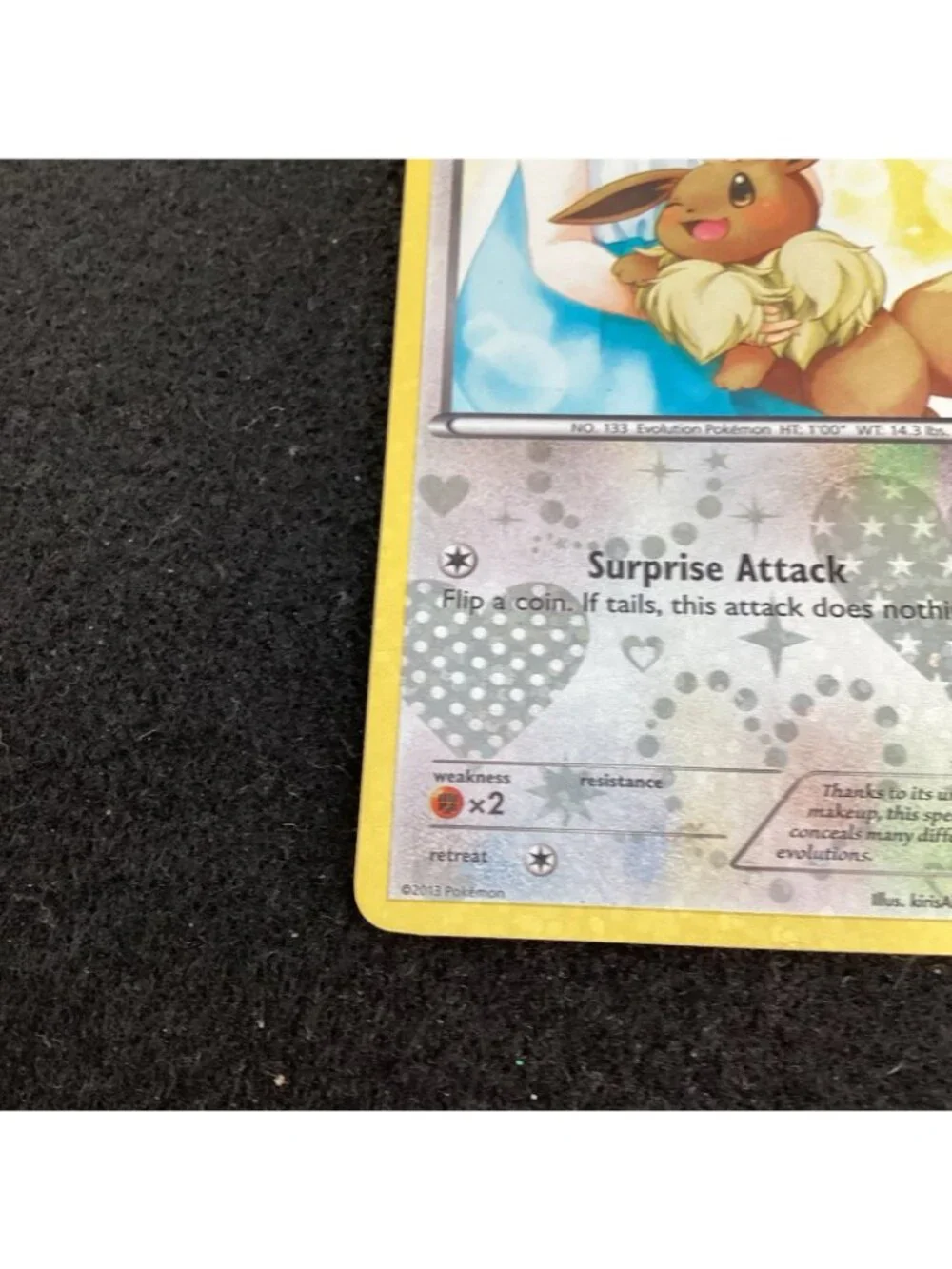 Eevee RC14/RC25 Legendary Treasures: Radiant Collection Pokemon TCG Holo NM Cond